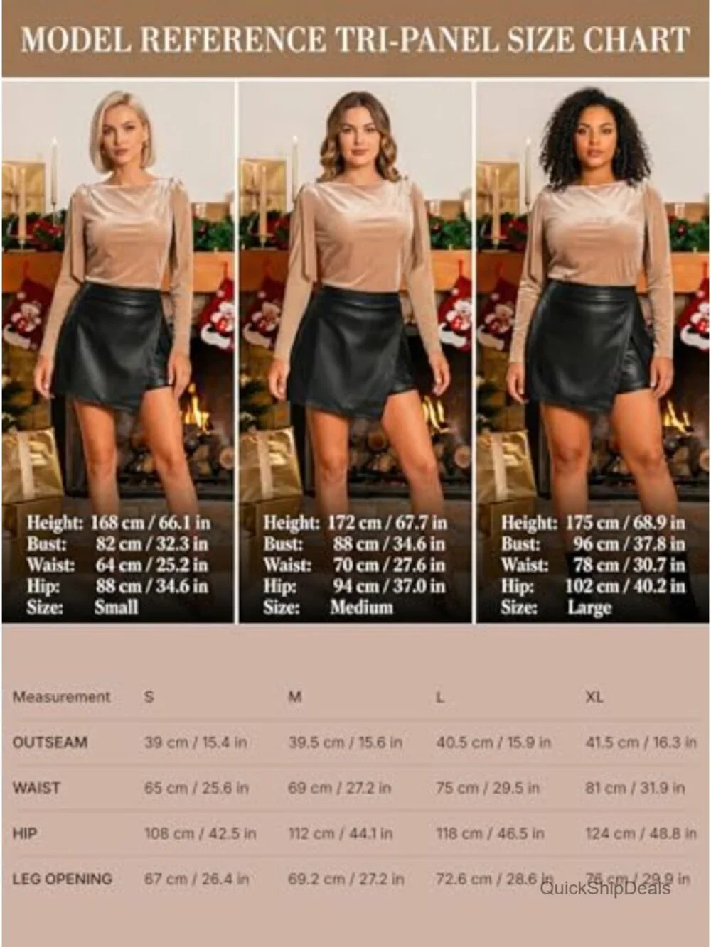 CUPSHE Faux Leather High Rise Mini Skort with Side Slit - Y2K Club Party